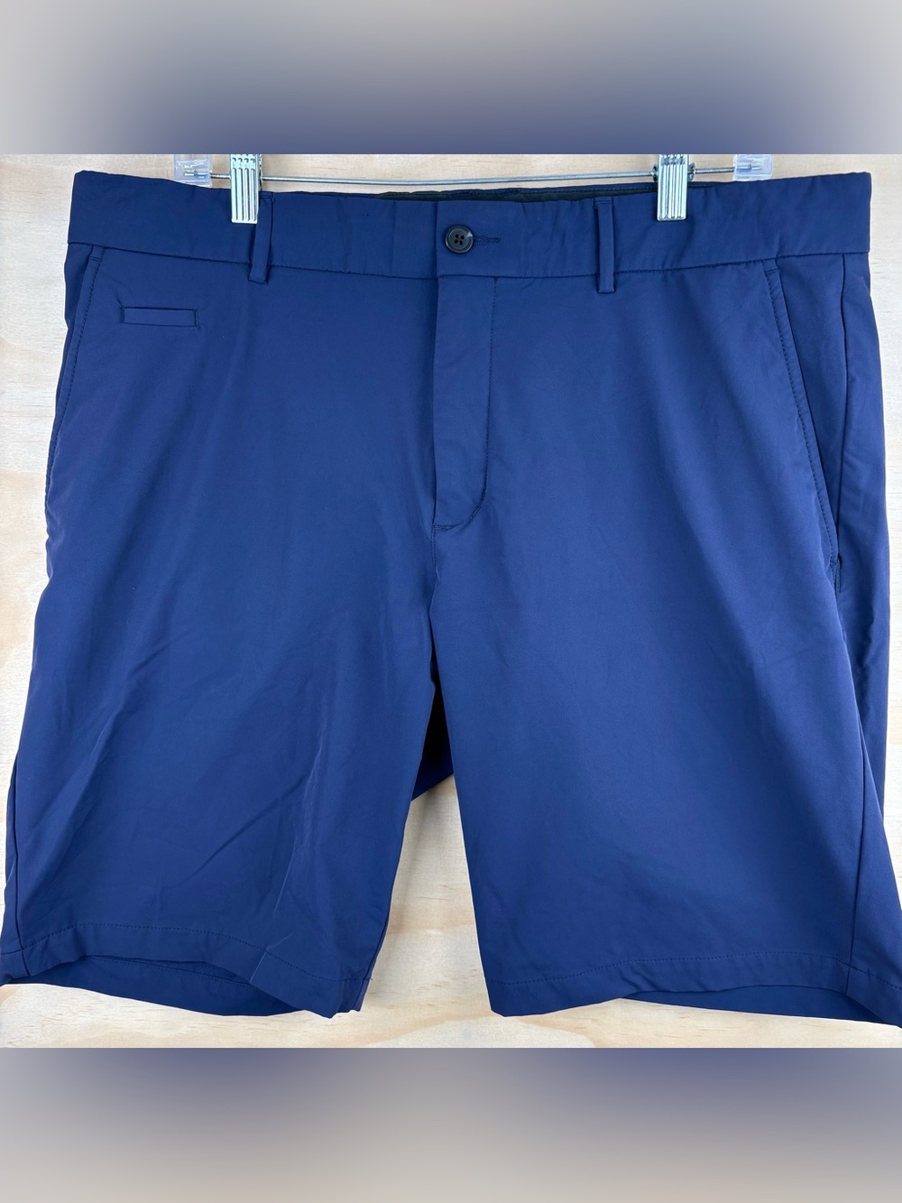 Kjus Golf Shorts Men’s Ike3x Dry Navy Blue Size 54 XL Schoeller
